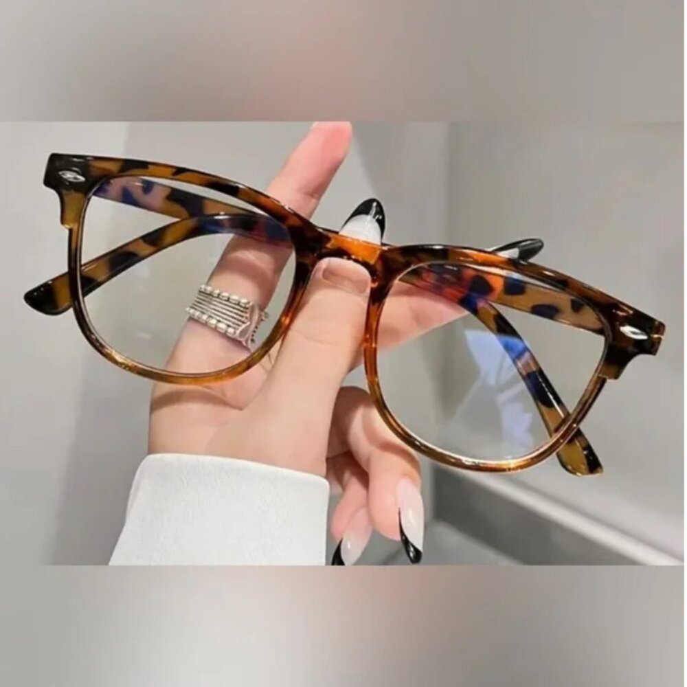 BLUE LIGHT BLOCKING GLASSES- LEOPARD
